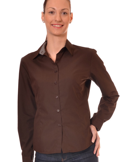 Официална риза Lady Poplin Plain