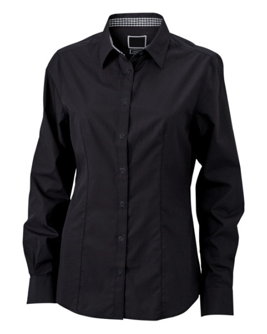 Официална риза Lady Poplin Plain