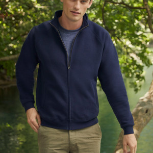 Мъжки суичър с яка Premium Set In Sweat