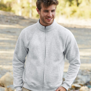 Мъжки суичър с яка Premium Set In Sweat