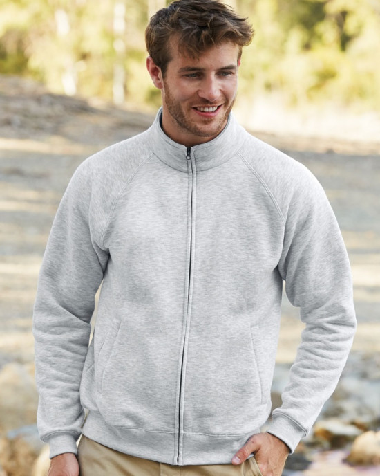 Мъжки суичър с яка Premium Set In Sweat