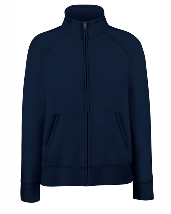 Дамски суичър с яка Premium Set In Sweat