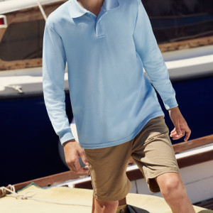 Детски тип лакоста дълъг ръкав 65/35 POLO