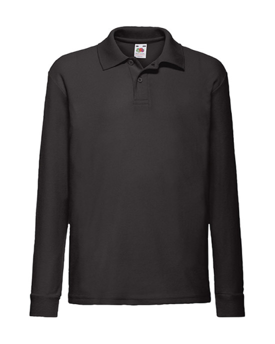Детски тип лакоста дълъг ръкав 65/35 POLO