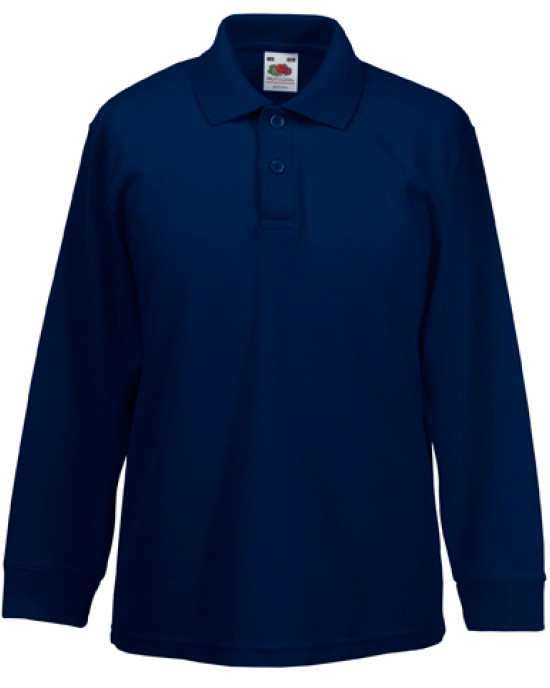 Детски тип лакоста дълъг ръкав 65/35 POLO