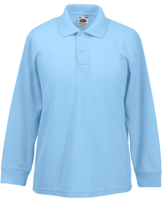 Детски тип лакоста дълъг ръкав 65/35 POLO