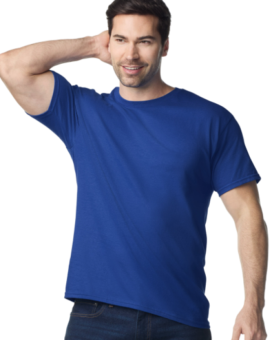 Класическа мъжка тениска Heavy Cotton 180g от 100% памук без странични шевове