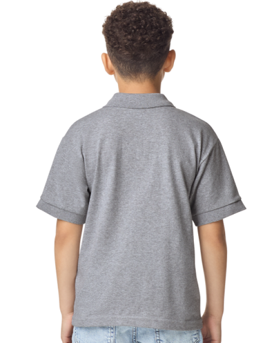 Детска Тениска с Яка DryBlend (203 g/m²) – Стил и Комфорт