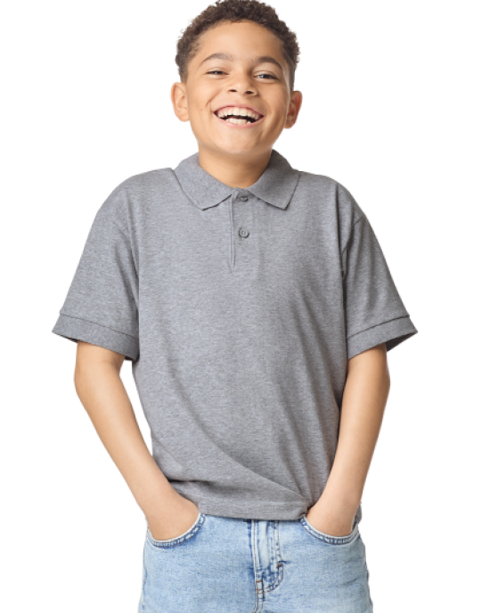 Детска Тениска с Яка DryBlend (203 g/m²) – Стил и Комфорт