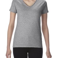 Дамска памучна V тениска Premium Cotton (185g) 