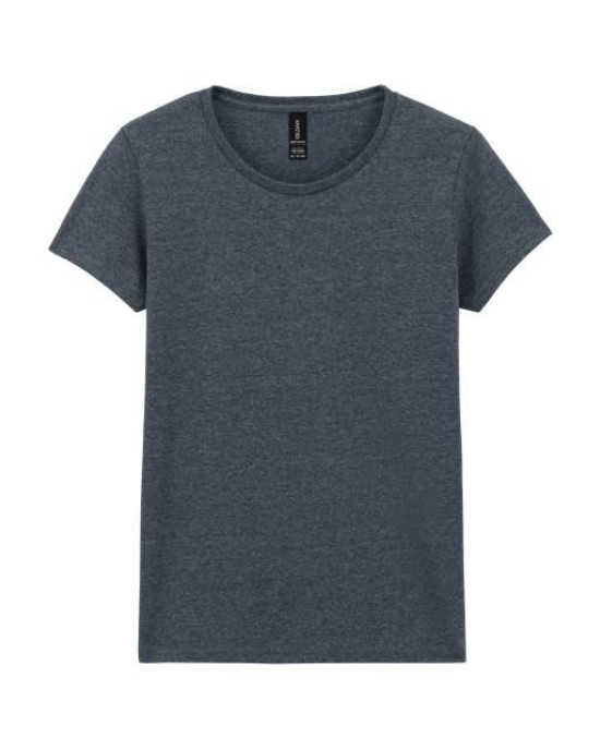 Вталена дамска памучна тениска Heavy Cotton 180g с къс ръкав