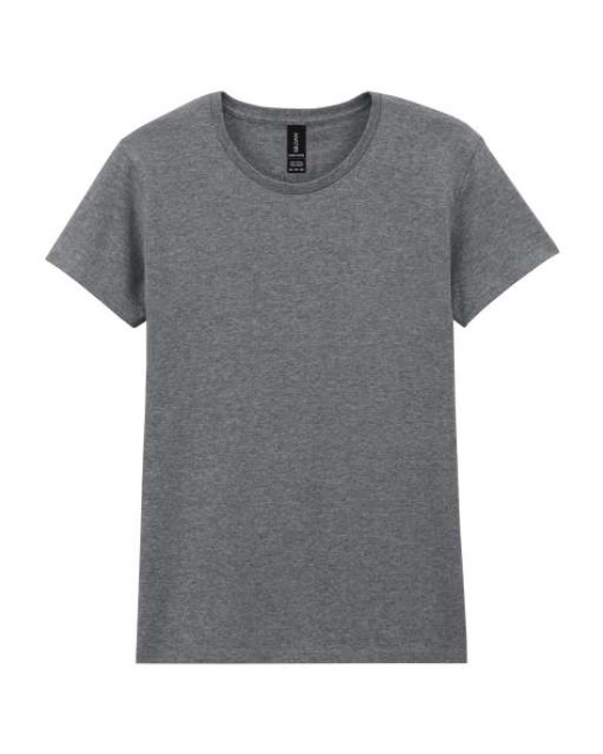 Вталена дамска памучна тениска Heavy Cotton 180g с къс ръкав