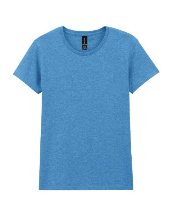 Вталена дамска памучна тениска Heavy Cotton 180g с къс ръкав