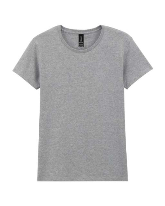 Вталена дамска памучна тениска Heavy Cotton 180g с къс ръкав