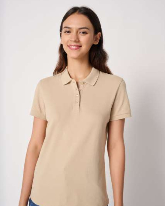 Дамски тип лакоста BASIC 180|Класическа тениска с яка