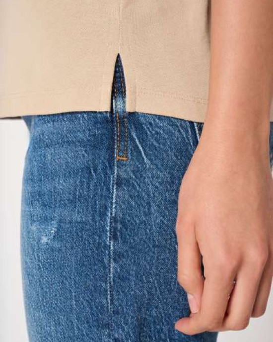 Дамски тип лакоста BASIC 180|Класическа тениска с яка