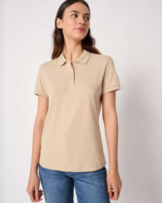 Дамски тип лакоста BASIC 180|Класическа тениска с яка