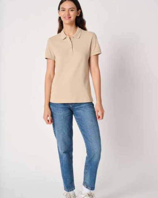 Дамски тип лакоста BASIC 180|Класическа тениска с яка