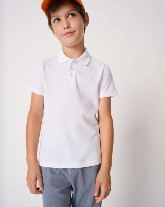 Детски тип лакоста BASIC 180|Класическа тениска с яка