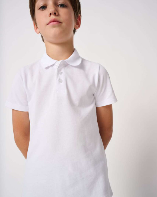 Детски тип лакоста BASIC 180|Класическа тениска с яка