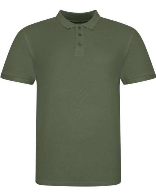 Мъжка поло тениска с яка от тъмносиньо микро пике 180 g/m2