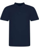 Мъжка поло тениска с яка от тъмносиньо микро пике 180 g/m2