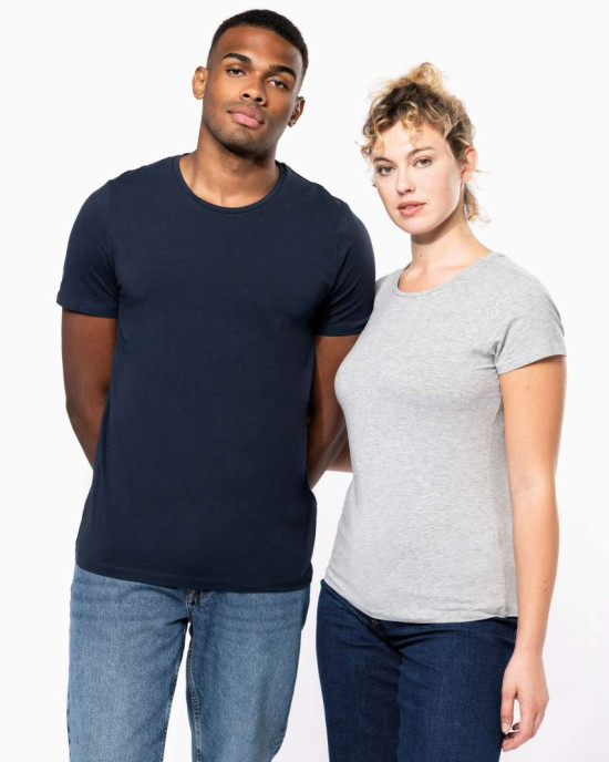 Мъжка Памучна Тениска с Ликра (160 g/m²) – Slim Fit и OEKO-TEX® Сертификат