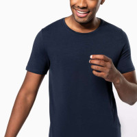 Мъжка Памучна Тениска с Ликра (160 g/m²) – Slim Fit и OEKO-TEX® Сертификат