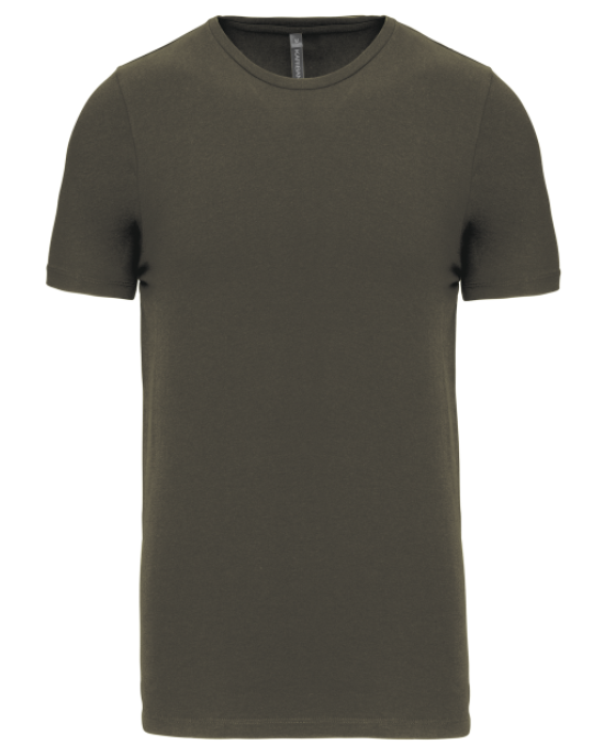 Мъжка Памучна Тениска с Ликра (160 g/m²) – Slim Fit и OEKO-TEX® Сертификат