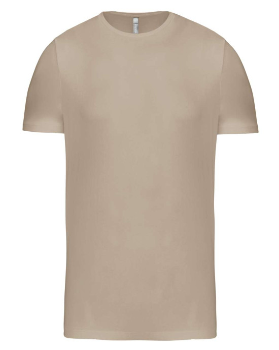 Мъжка Памучна Тениска с Ликра (160 g/m²) – Slim Fit и OEKO-TEX® Сертификат