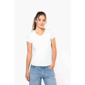 Дамски V тениски памук/ликра KARIBAN 160 ★★★