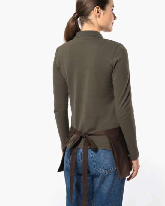 Къса памучна престилка Cotton Short Apron | 5 джоба | 10 Цвята