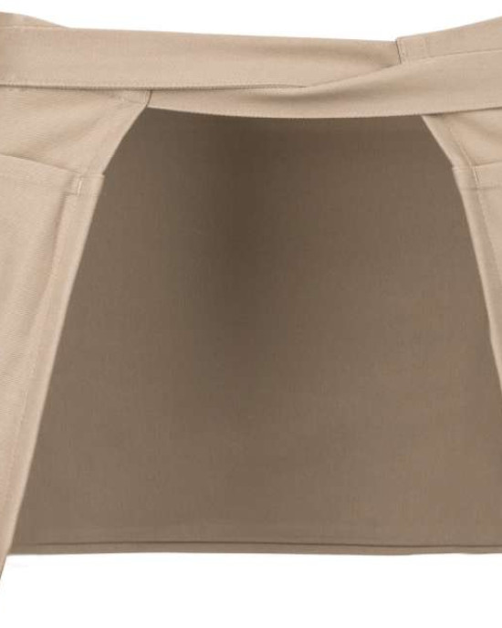 Къса памучна престилка Cotton Short Apron | 5 джоба | 10 Цвята