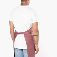 Дълга готварска престилка POCKET APRON с голям преден джоб и метална катарама