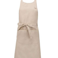 Дълга готварска престилка POCKET APRON с голям преден джоб и метална катарама
