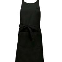 Дълга готварска престилка POCKET APRON с голям преден джоб и метална катарама