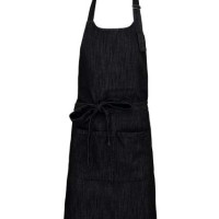 Дълга готварска престилка POCKET APRON с голям преден джоб и метална катарама