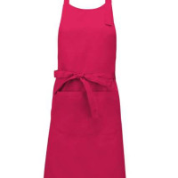 Дълга готварска престилка POCKET APRON с голям преден джоб и метална катарама