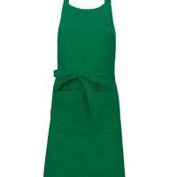 Дълга готварска престилка POCKET APRON с голям преден джоб и метална катарама