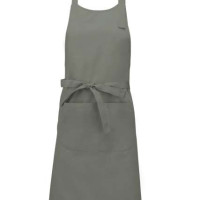 Дълга готварска престилка POCKET APRON с голям преден джоб и метална катарама