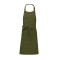 Дълга готварска престилка POCKET APRON с голям преден джоб и метална катарама