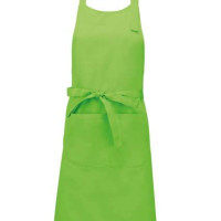 Дълга готварска престилка POCKET APRON с голям преден джоб и метална катарама