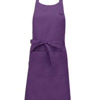 Дълга готварска престилка POCKET APRON с голям преден джоб и метална катарама
