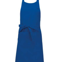 Дълга готварска престилка POCKET APRON с голям преден джоб и метална катарама