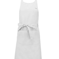 Дълга готварска престилка POCKET APRON с голям преден джоб и метална катарама