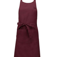 Дълга готварска престилка POCKET APRON с голям преден джоб и метална катарама