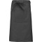 Средно дълга деним престилка POLY APRON с три джоба и регулируеми връзки