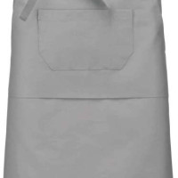 Средно дълга деним престилка POLY APRON с три джоба и регулируеми връзки