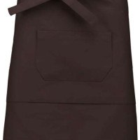 Средно дълга деним престилка MID APRON с три джоба и регулируеми връзки