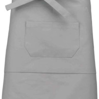 Средно дълга деним престилка MID APRON с три джоба и регулируеми връзки